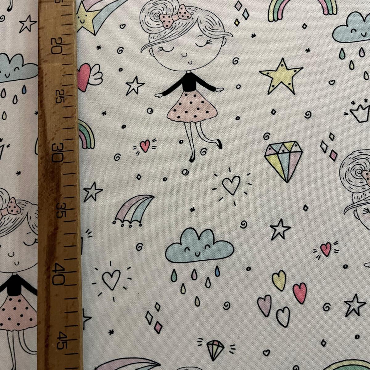 Tissu Impression Numérique - Le Monde des Princesses pour Déco et Mode - Boutique MyTissus Marckolsheim Alsace