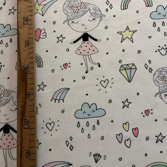 Tissu Impression Numérique - Le Monde des Princesses pour Déco et Mode - Boutique MyTissus Marckolsheim Alsace
