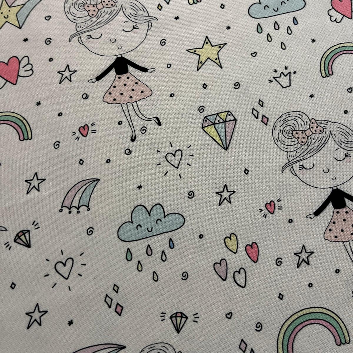Tissu Impression Numérique - Le Monde des Princesses pour Déco et Mode - Boutique MyTissus Marckolsheim Alsace