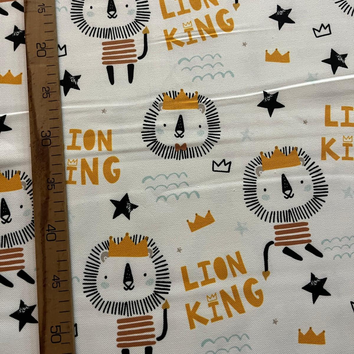 Tissu Impression Numérique "Lion King" - Enfant & Aventure - MyTissus pour Déco et Mode - Boutique MyTissus Marckolsheim Alsace