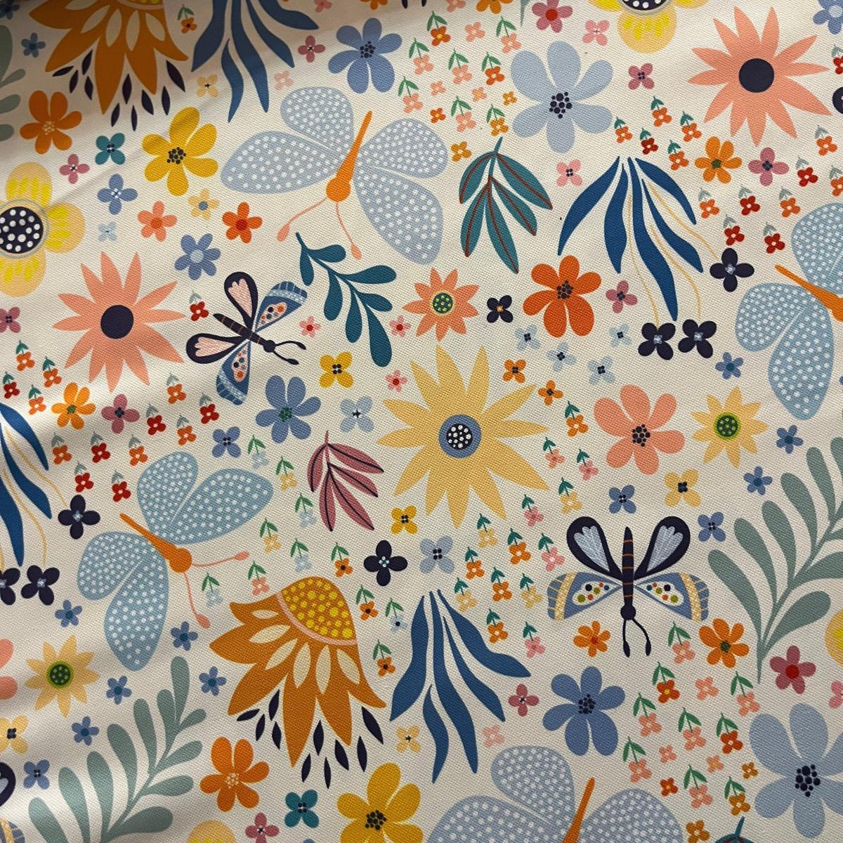Tissu Impression Numérique - Papillons du Printemps pour Déco et Mode - Boutique MyTissus Marckolsheim Alsace