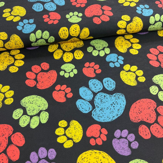 Tissu Impression Numérique - Pattes de Chats pour Déco et Mode - Boutique MyTissus Marckolsheim Alsace
