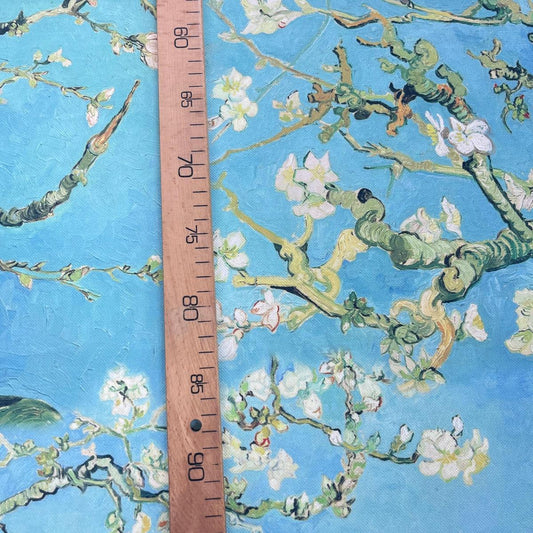 Tissu Impression Numérique Style Van Gogh Amandier en Fleurs - Exclusivité MyTissus pour Déco et Mode - Boutique MyTissus Marckolsheim Alsace