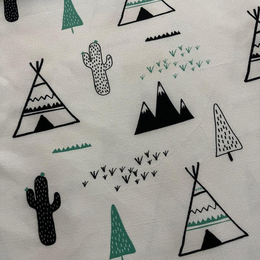 Tissu Impression Numérique - Tipi Cactus pour Déco et Mode - Boutique MyTissus Marckolsheim Alsace