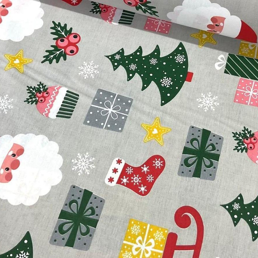 Tissu Popeline de Coton 240cm - Cadeaux de Noël - MyTissus pour Déco et Mode - Boutique MyTissus Marckolsheim Alsace