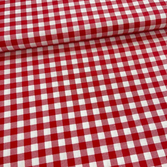 Tissu Popeline de Coton 240cm - Carreaux Vichy Vintage - MyTissus pour Déco et Mode - Boutique MyTissus Marckolsheim Alsace