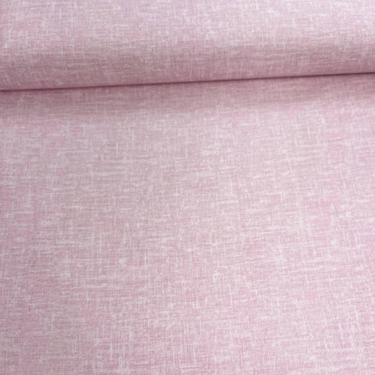 Tissu Popeline de Coton 240cm - Faux Uni Rose Clair Fond de Patchwork - MyTissus pour Déco et Mode - Boutique MyTissus Marckolsheim Alsace