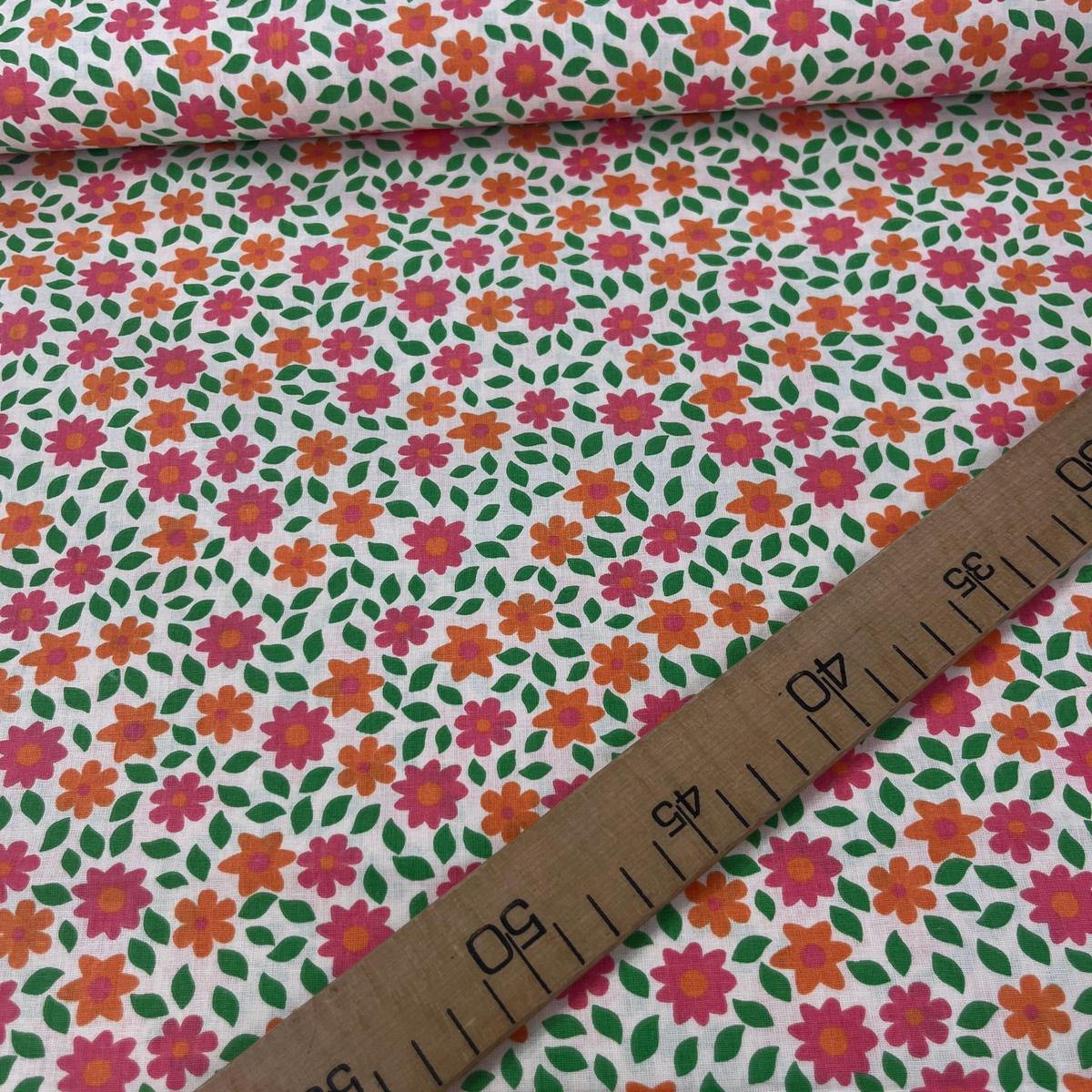 Tissu Popeline de Coton 240cm - Liberty Fluo Style - MyTissus pour Déco et Mode - Boutique MyTissus Marckolsheim Alsace