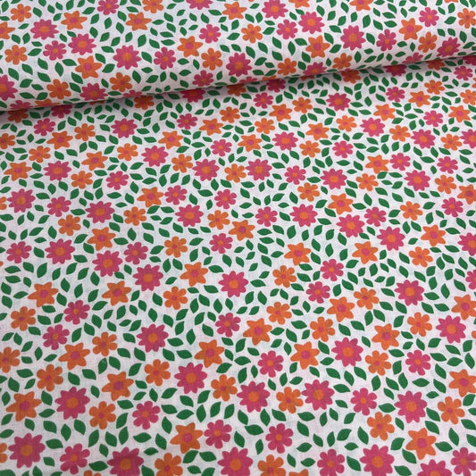 Tissu Popeline de Coton 240cm - Liberty Fluo Style - MyTissus pour Déco et Mode - Boutique MyTissus Marckolsheim Alsace