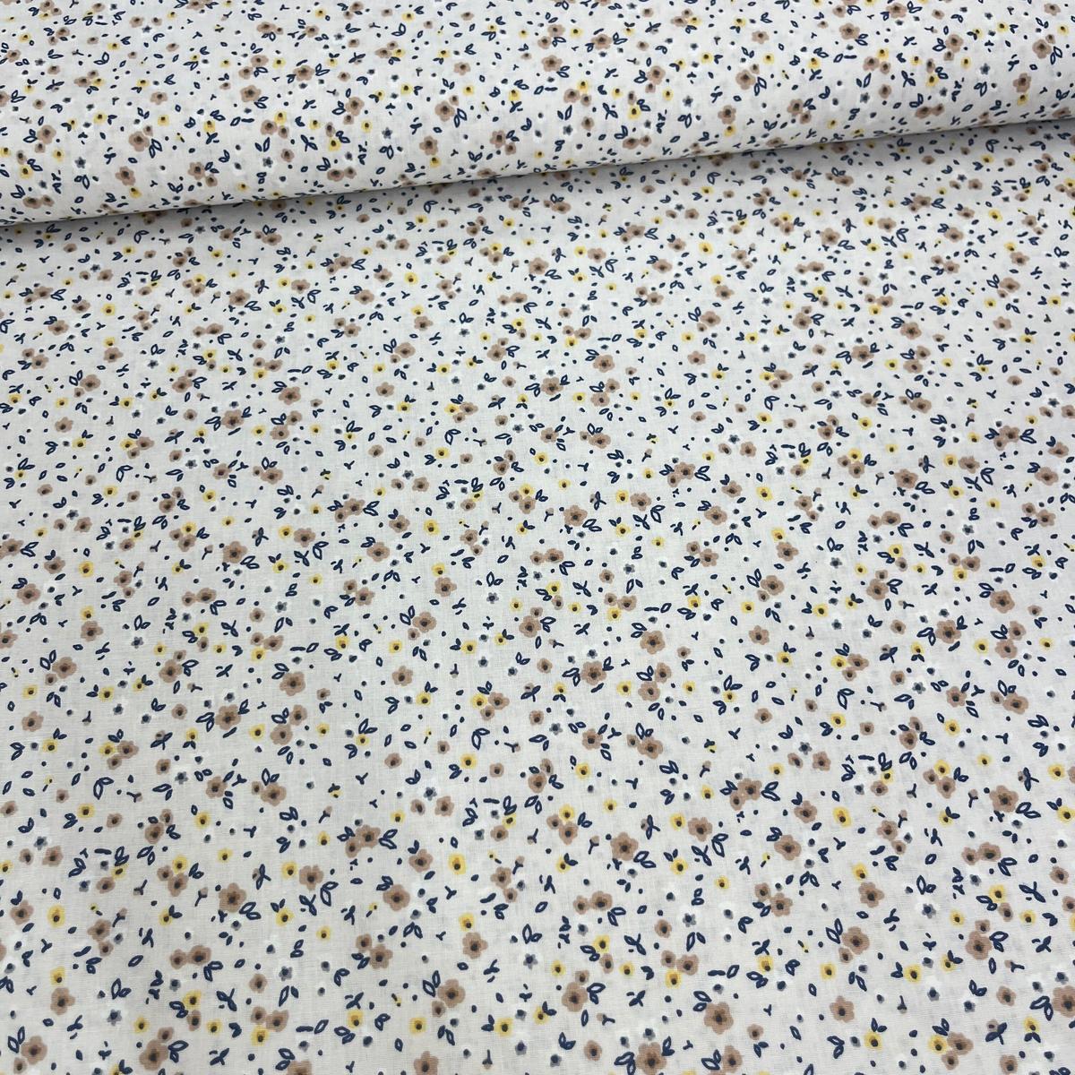 Tissu Popeline de Coton 240cm - Liberty Petites Fleurs - MyTissus pour Déco et Mode - Boutique MyTissus Marckolsheim Alsace