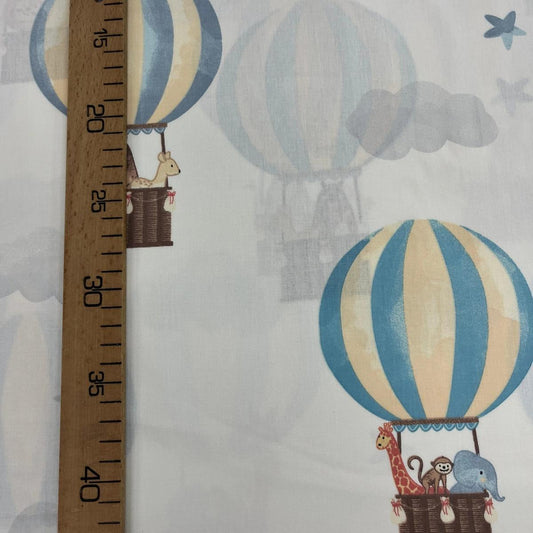 Tissu Popeline de Coton 240cm - Montgolfières - MyTissus pour Déco et Mode - Boutique MyTissus Marckolsheim Alsace