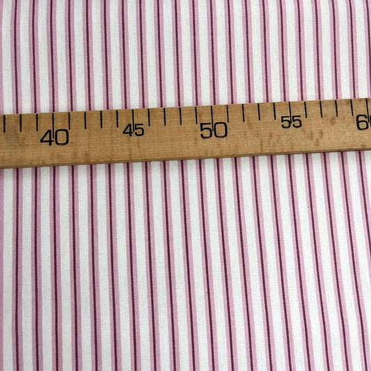 Tissu Popeline de Coton 240cm - Rayures Bordeaux - MyTissus pour Déco et Mode - Boutique MyTissus Marckolsheim Alsace