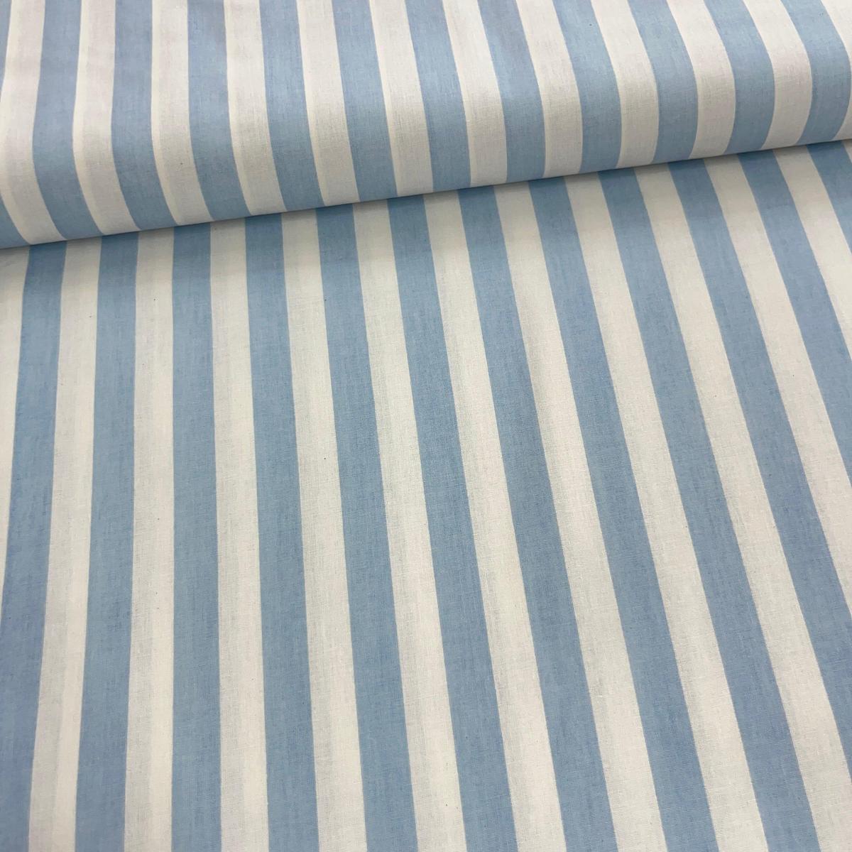 Tissu Popeline de Coton 240cm - Rayures Style Bretagne - MyTissus pour Déco et Mode - Boutique MyTissus Marckolsheim Alsace