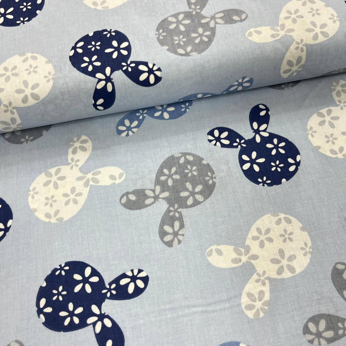 Tissu Popeline de Coton 240cm - Souris Mickey Style - MyTissus pour Déco et Mode - Boutique MyTissus Marckolsheim Alsace