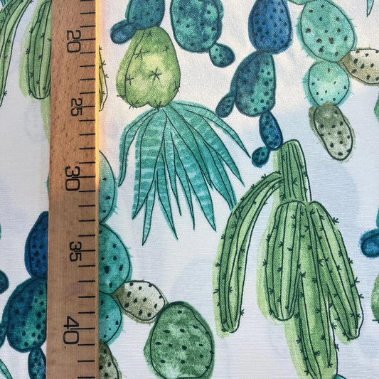 Toile Déperlante Premium - Cactus pour Déco et Mode - Boutique MyTissus Marckolsheim Alsace
