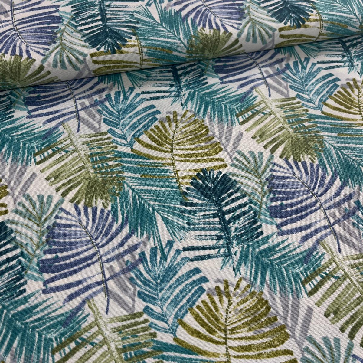 Toile Déperlante Premium - Feuillages Palmiers pour Déco et Mode - Boutique MyTissus Marckolsheim Alsace