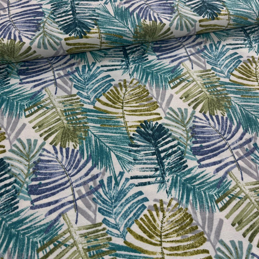 Toile Déperlante Premium - Feuillages Palmiers pour Déco et Mode - Boutique MyTissus Marckolsheim Alsace