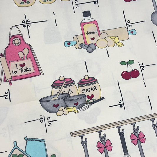 Toile Déperlante Premium - La Cuisine pour Déco et Mode - Boutique MyTissus Marckolsheim Alsace