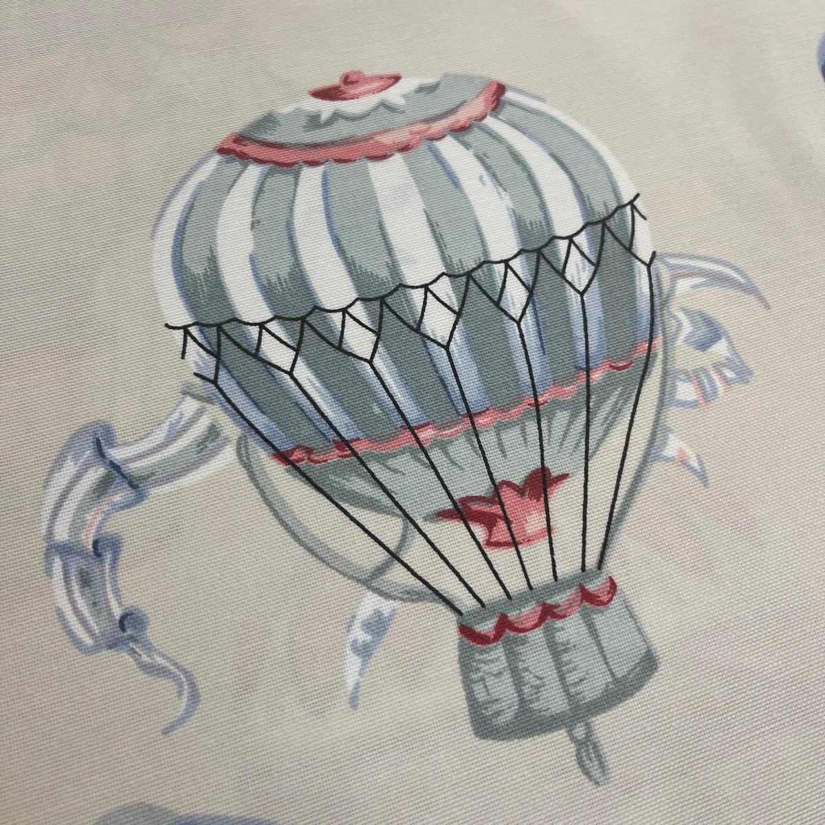 Toile Déperlante Premium - Montgolfière Écru pour Déco et Mode - Boutique MyTissus Marckolsheim Alsace