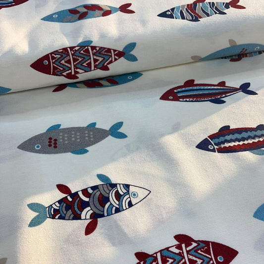 Toile Déperlante Premium - Poissons pour Déco et Mode - Boutique MyTissus Marckolsheim Alsace