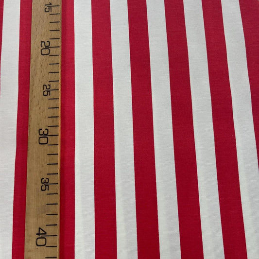 Toile Déperlante Premium - Rayures Fines Rouges pour Déco et Mode - Boutique MyTissus Marckolsheim Alsace