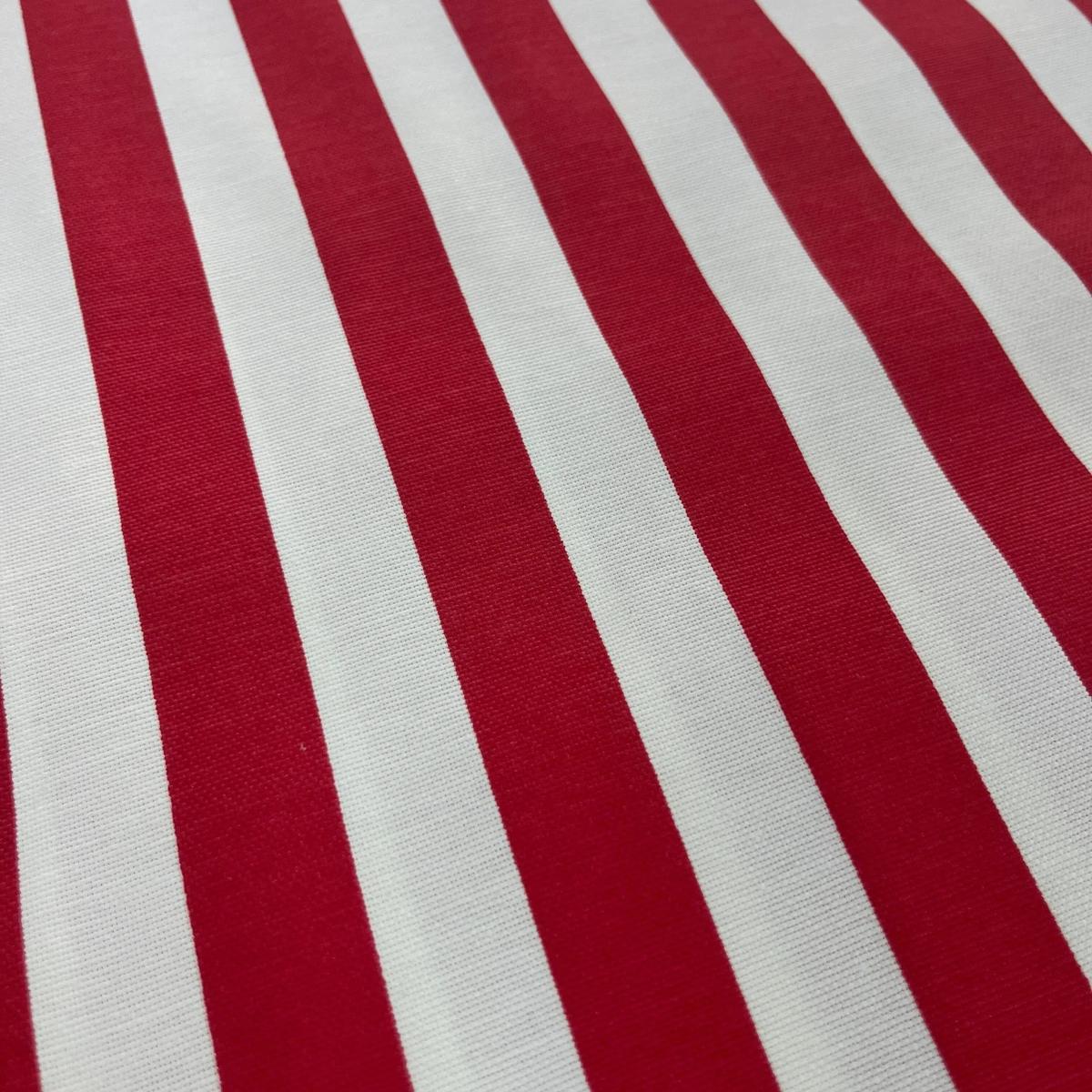 Toile Déperlante Premium - Rayures Fines Rouges pour Déco et Mode - Boutique MyTissus Marckolsheim Alsace