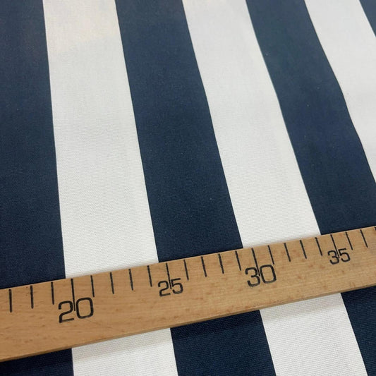Toile Déperlante Premium - Rayures Marines pour Déco et Mode - Boutique MyTissus Marckolsheim Alsace