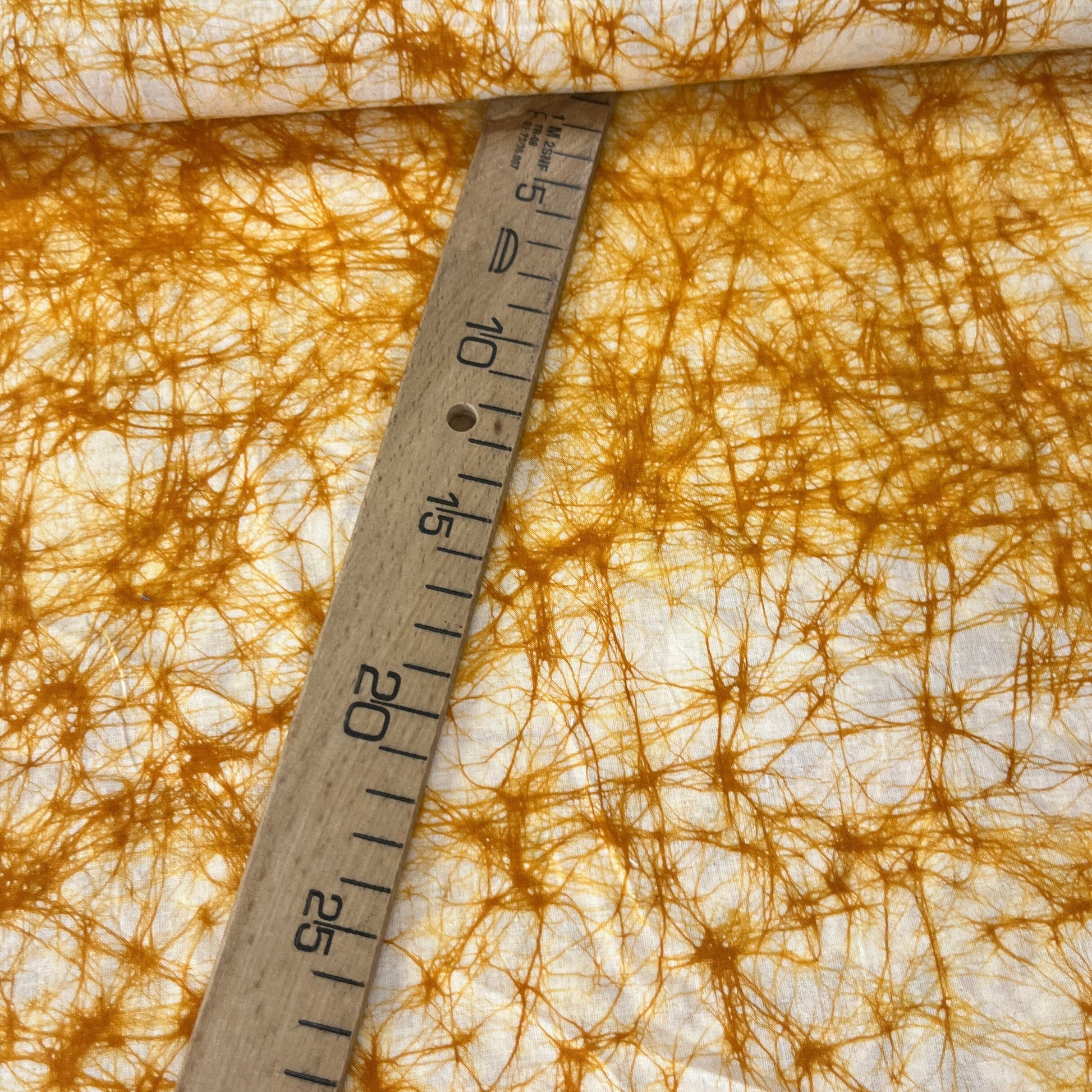 Batik Jaune Or - Teinture Main MYTISSUS 