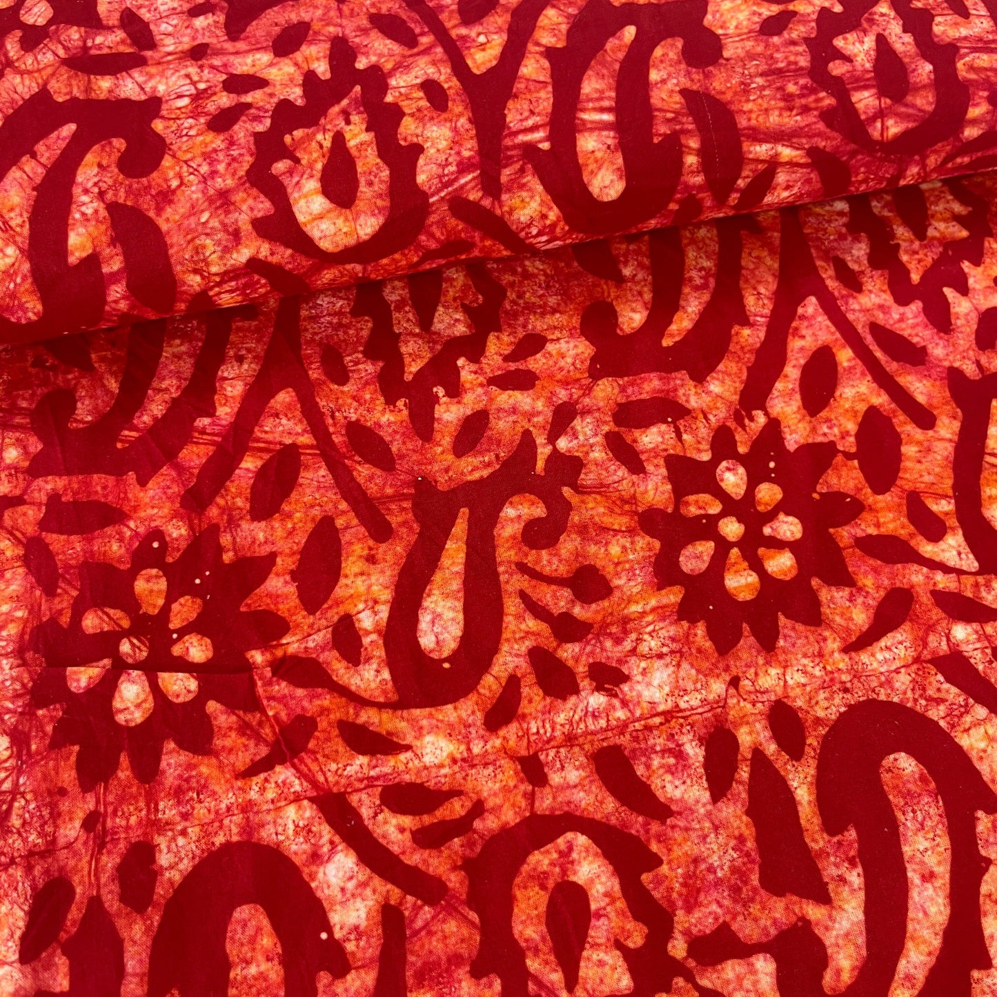 Batik Rouge - Teinture Main MYTISSUS 