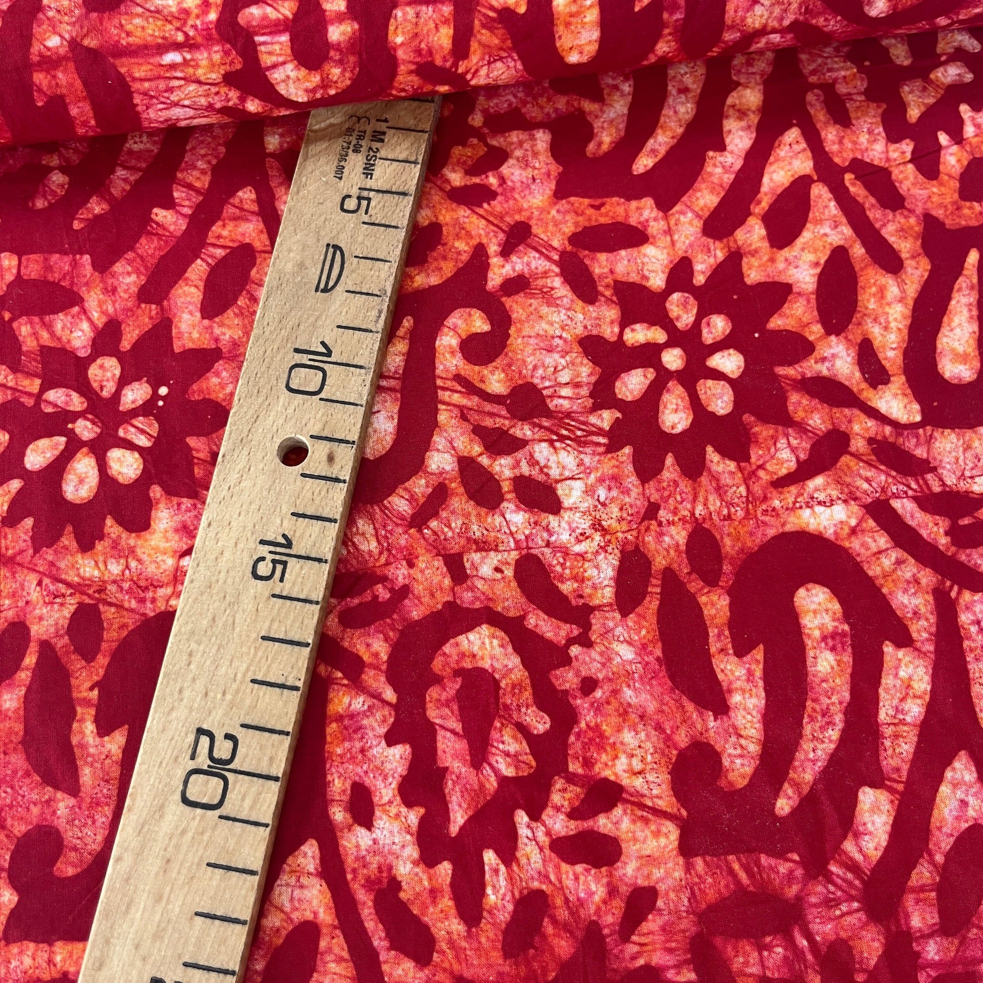 Batik Rouge - Teinture Main MYTISSUS 