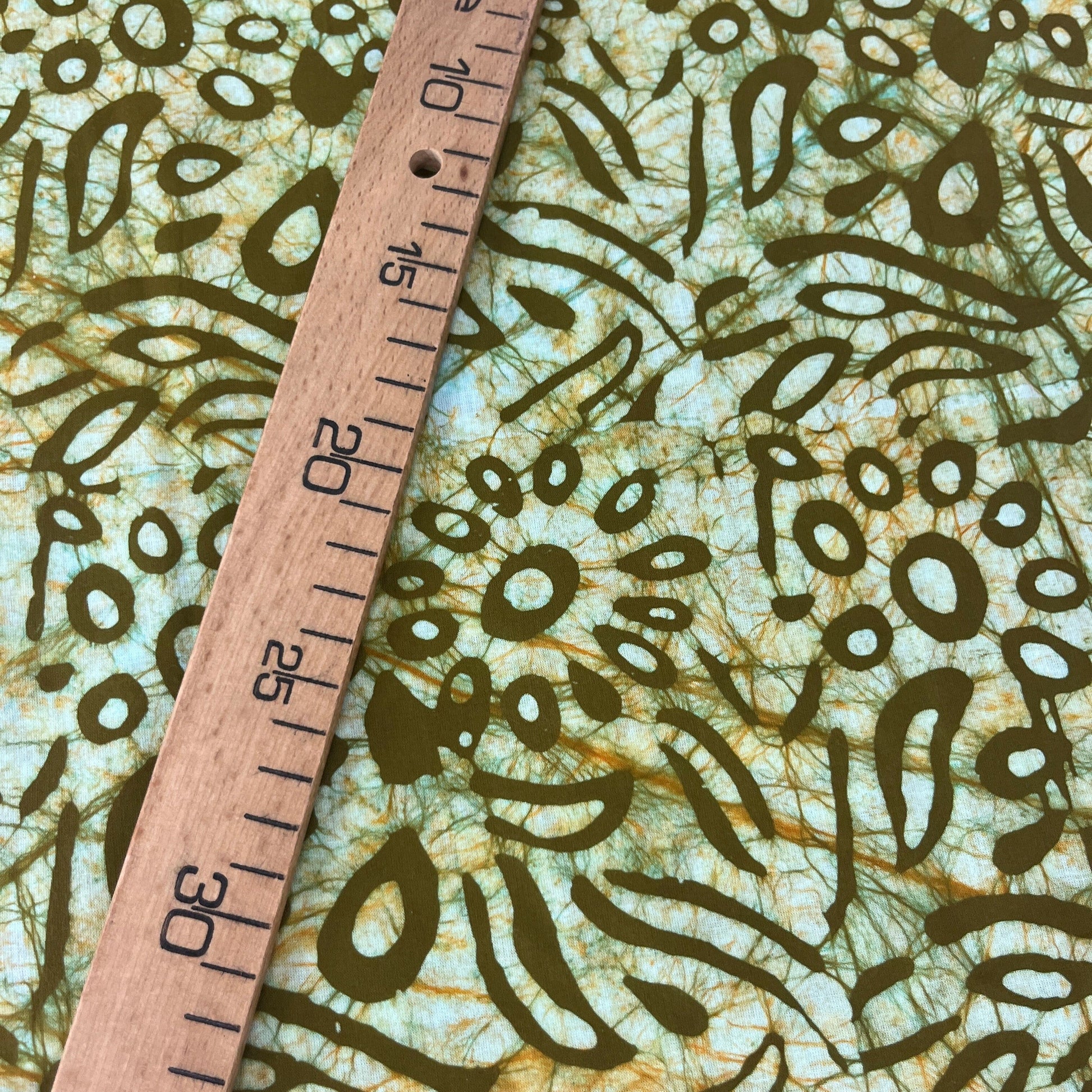 Batik Vert - Teinture Main MYTISSUS 