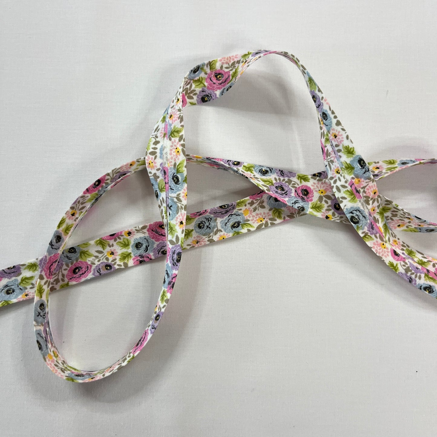 Biais Coton Style Liberty 20mm au Mètre | Finition Florale Élégante | MyTissus
