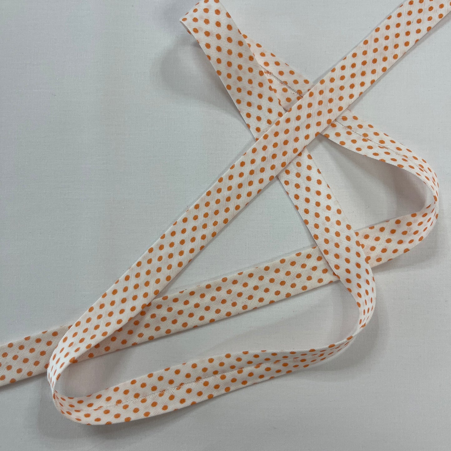 Biais Coton Petits Pois 20mm au Mètre | Finition Joyeuse & Rétro | MyTissus