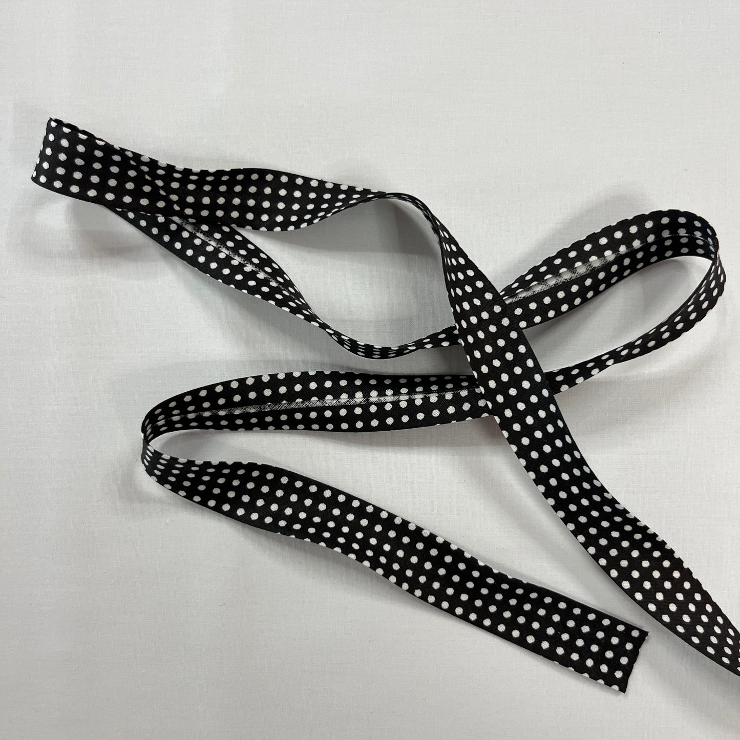 Biais Coton Petits Pois 20mm au Mètre | Finition Joyeuse & Rétro | MyTissus