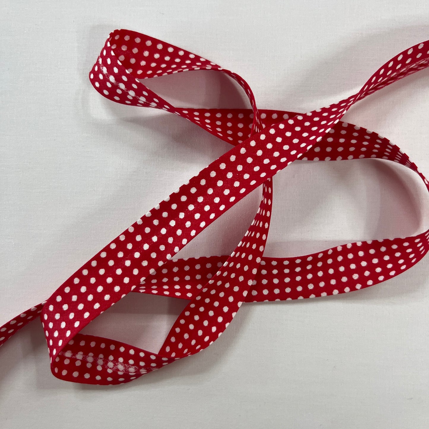 Biais Coton Petits Pois 20mm au Mètre | Finition Joyeuse & Rétro | MyTissus