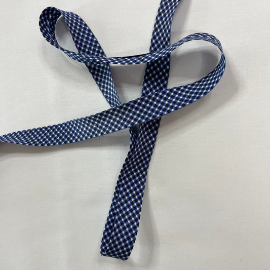 Biais Coton Vichy 20mm au Mètre | Finition Charme Campagne | MyTissus