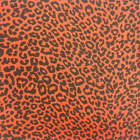 Coupon Patchwork Mytissus® - Leopard Terracotta Tissu Coton MYTISSUS 
