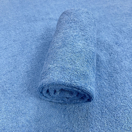 Éponge 100 % Coton - Carré 80x80 Bleu Roi MYTISSUS 