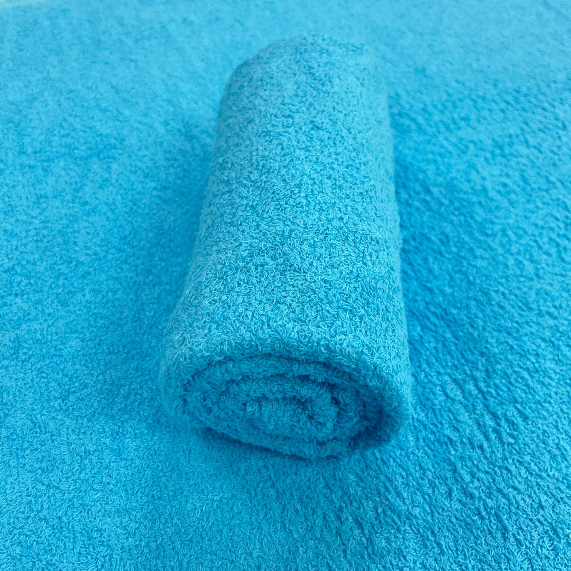 Éponge 100 % Coton - Carré 80x80 Turquoise MYTISSUS 