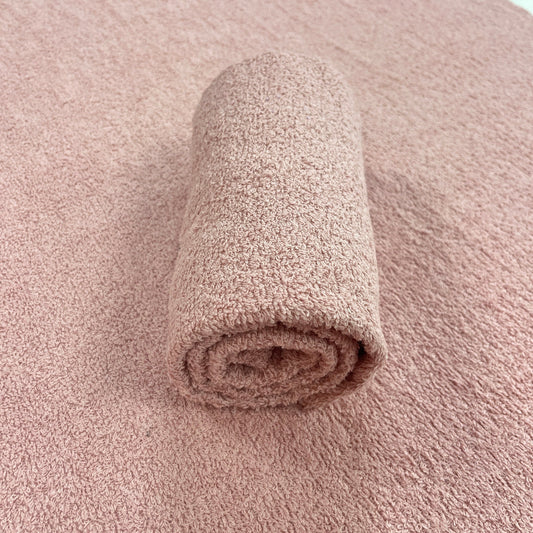Éponge 100 % Coton - Carré 80x80 Vieux Rose MYTISSUS 