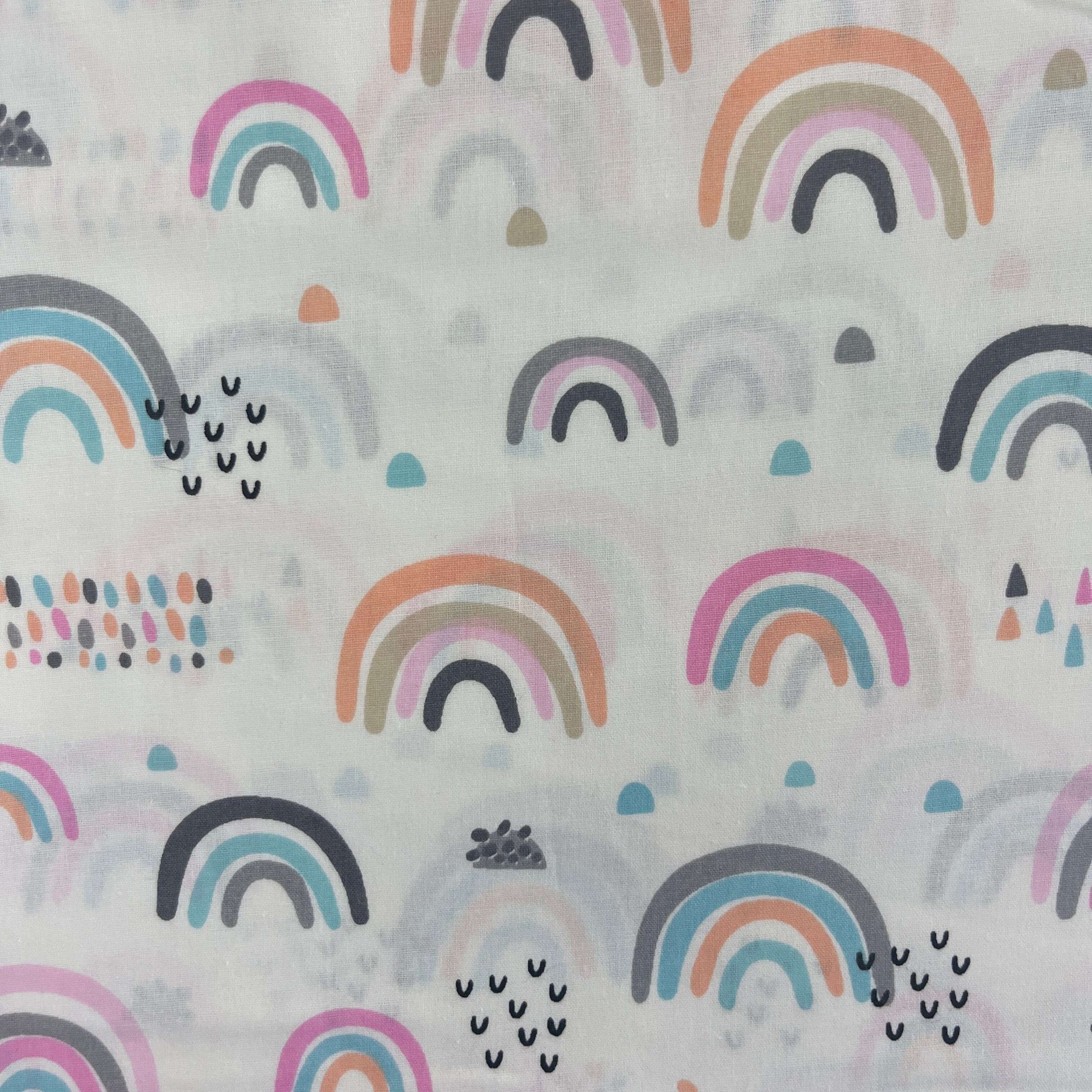 Le Coupon 120x100 Mytissus® - Arc-En-Ciel Coloré Tissu Coton MYTISSUS 