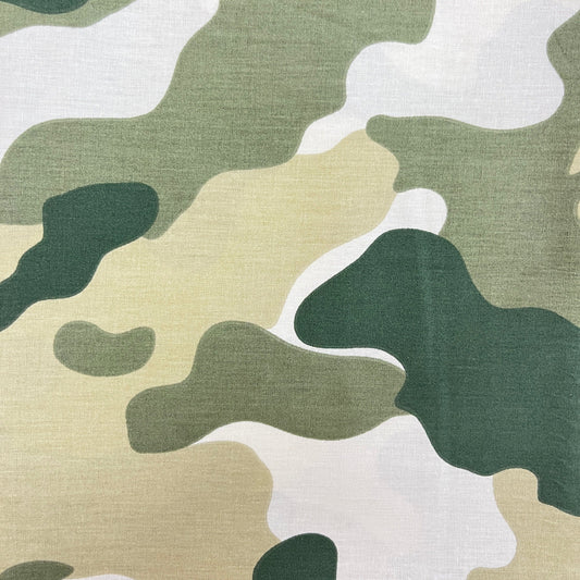 Le Coupon 120x100 Mytissus® - Camouflage Vert Tissu Coton MYTISSUS 