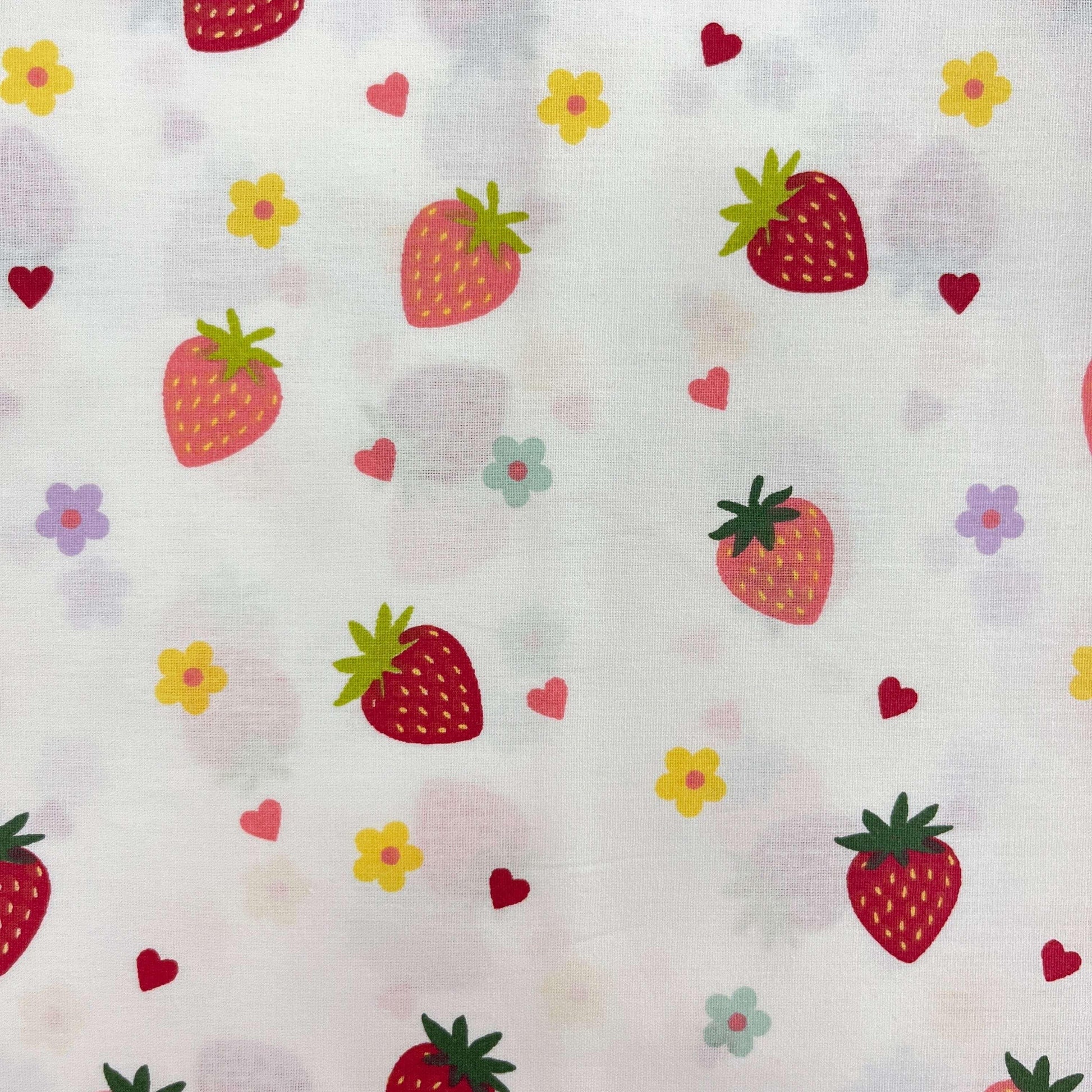 Le Coupon 120x100 Mytissus® - Fraises Colorées - MYTISSUS