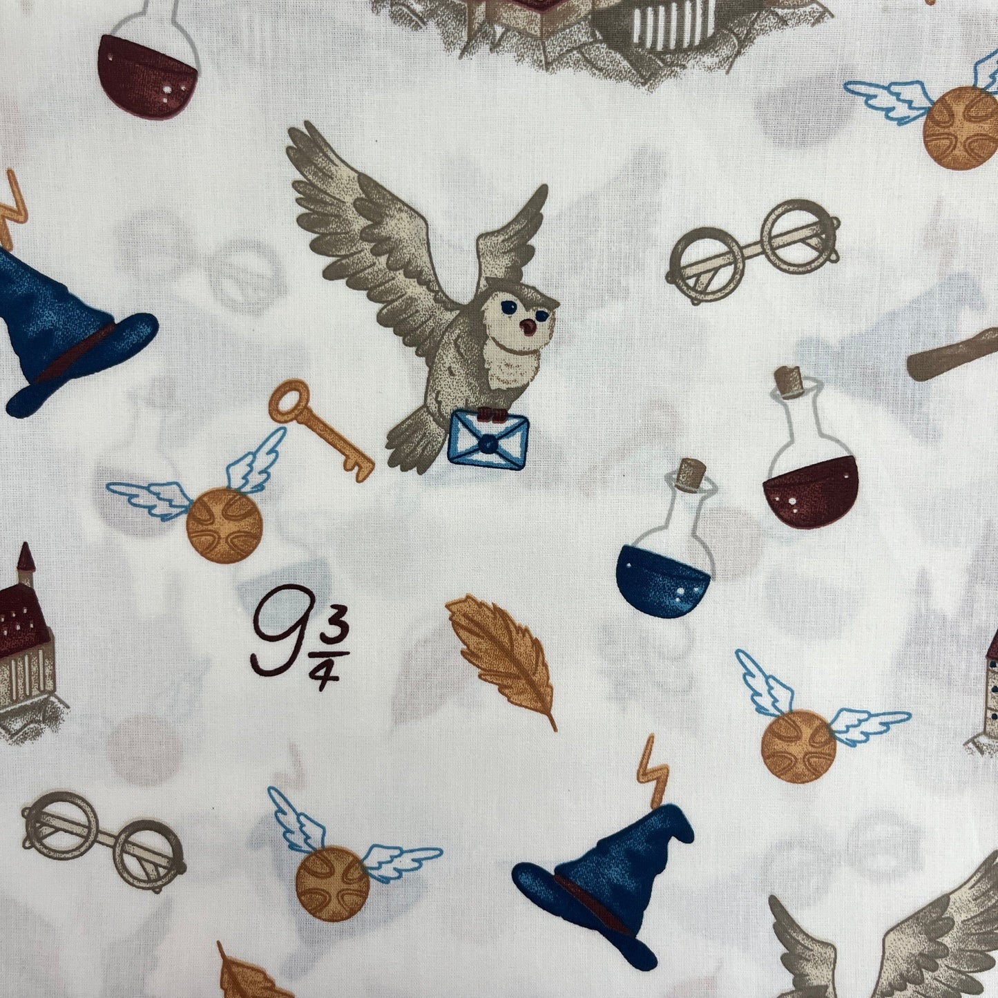 Le Coupon 120x100 Mytissus® - Harry 9 3/4 Tissu Coton MYTISSUS 