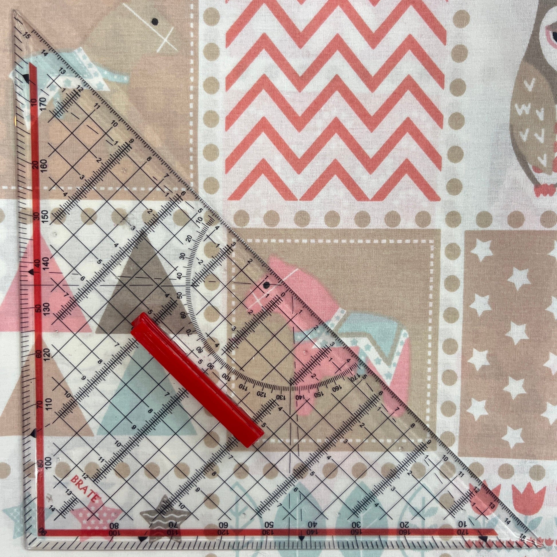 Le Coupon 120x100 Mytissus® - Hibou Patchwork Tissu Coton MYTISSUS 