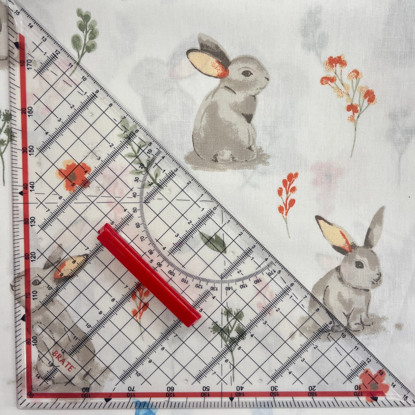 Le Coupon 120x100 Mytissus® - Lapin Mignon Tissu Coton MYTISSUS 
