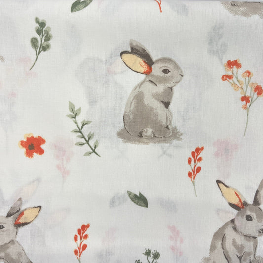 Le Coupon 120x100 Mytissus® - Lapin Mignon Tissu Coton MYTISSUS 