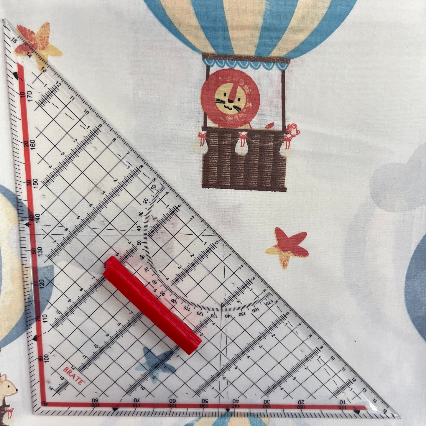 Le Coupon 120x100 Mytissus® - Montgolfière Tissu Coton MYTISSUS 