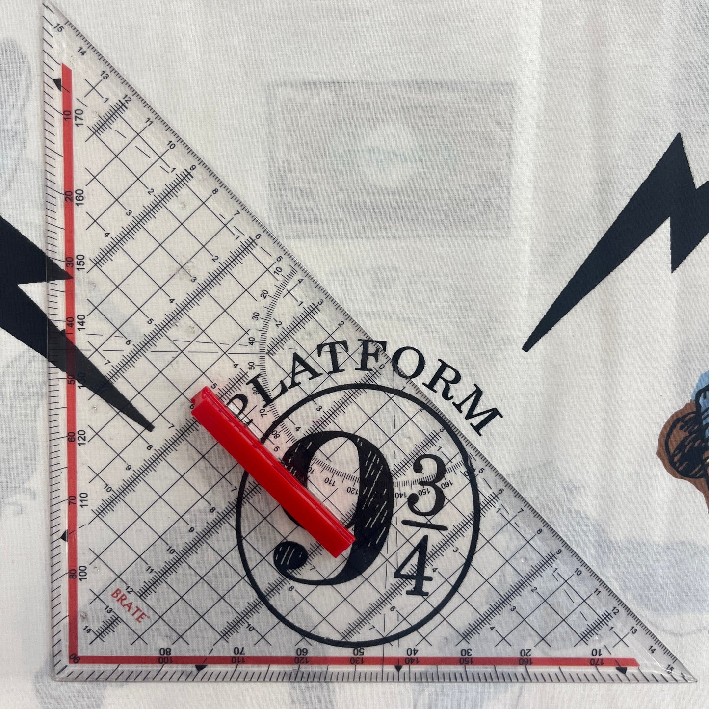 Le Coupon 120x100 Mytissus® - Platform 9 3/4 Harry Tissu Coton MYTISSUS 