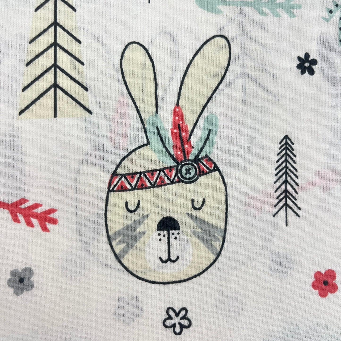 Le Coupon 120x100 Mytissus® - Renards du FarWest Tissu Coton MYTISSUS 